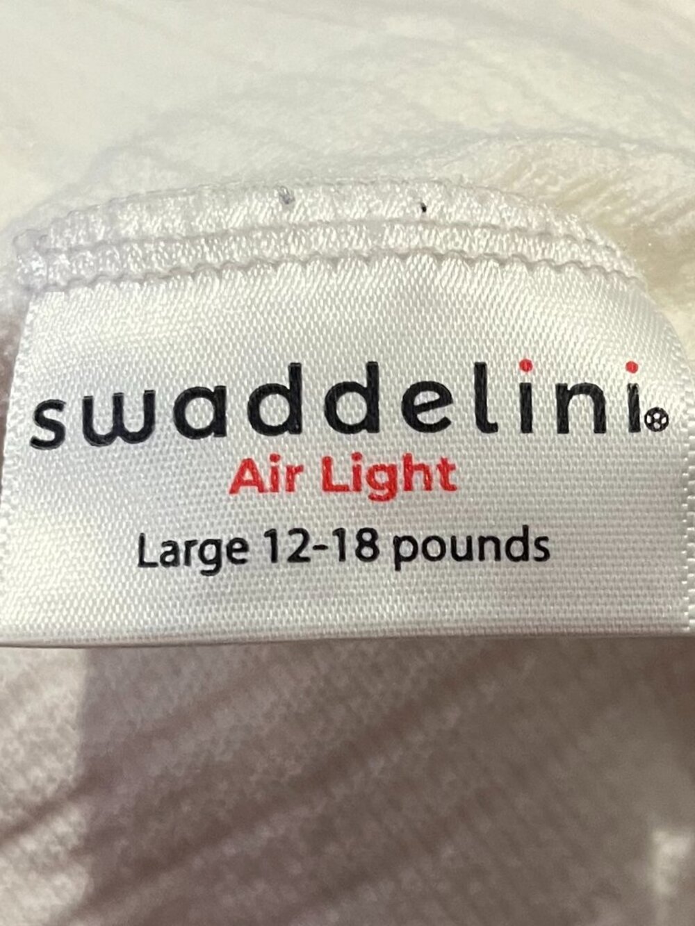 Swaddelini Air Light White, Large 12-18 months - Picture 2 of 4
